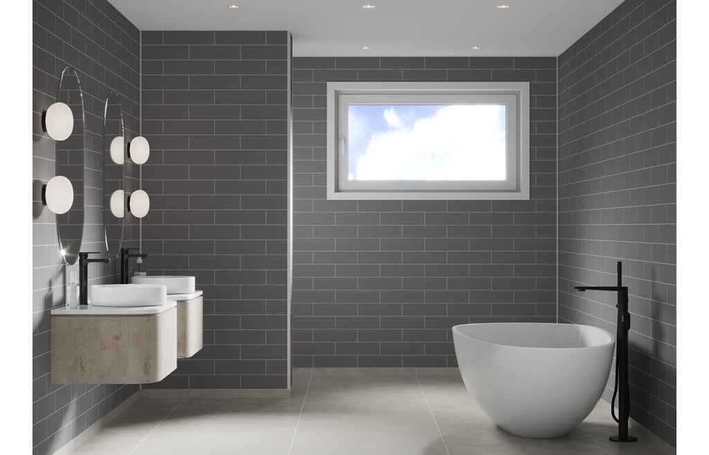 Metro Brick Effect Urban Wall Panel - 2400 x 600 mm - Multiple Colours