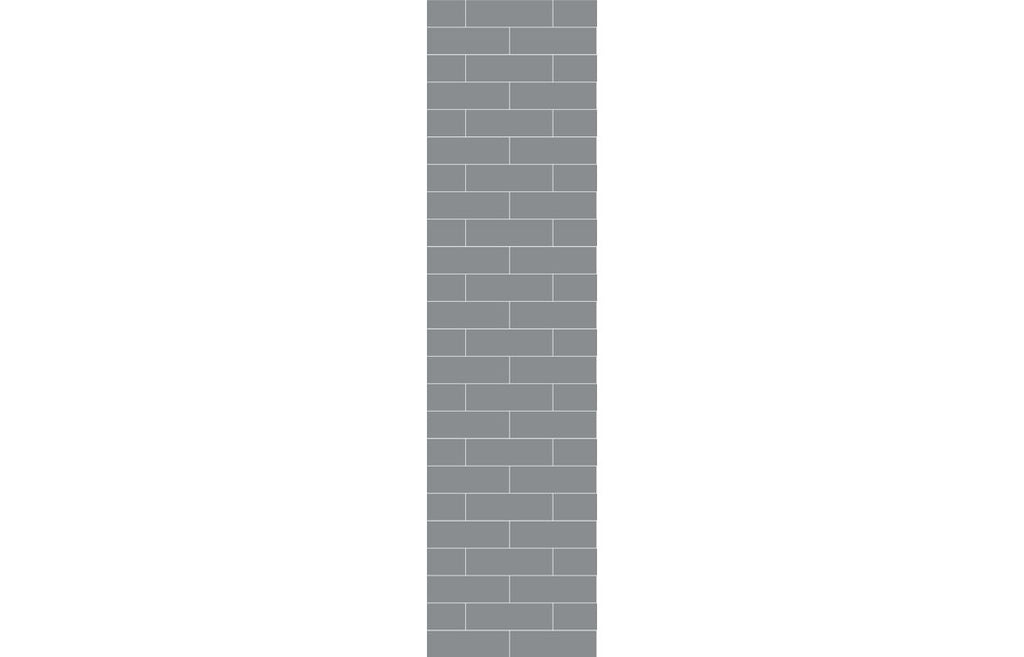 Metro Brick Effect Urban Wall Panel - 2400 x 600 mm - Multiple Colours