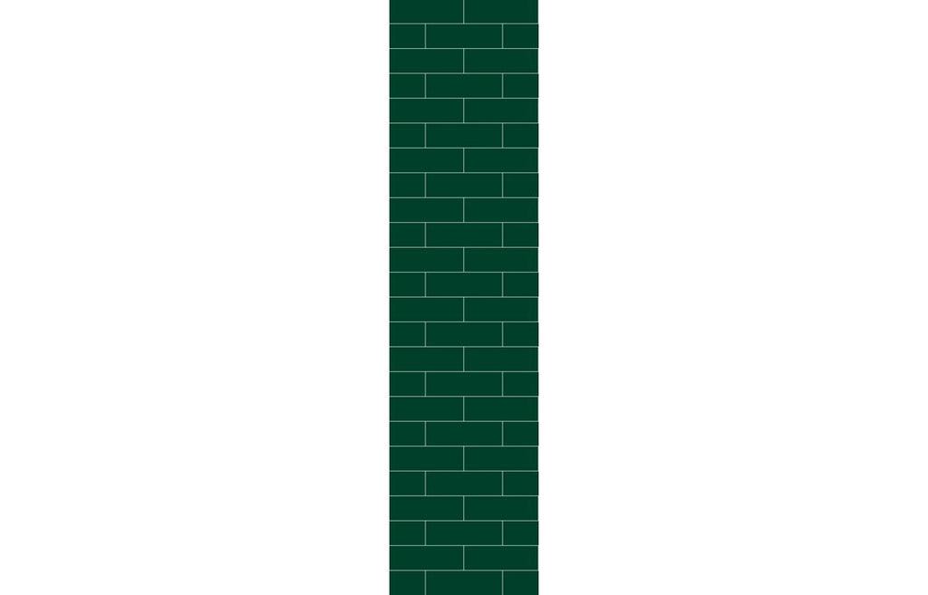 Metro Brick Effect Urban Wall Panel - 2400 x 600 mm - Multiple Colours