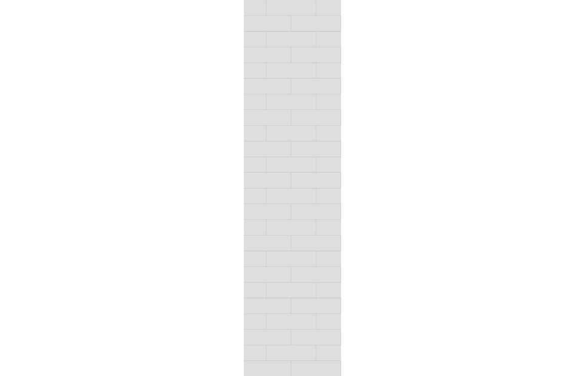 Metro Brick Effect Urban Wall Panel - 2400 x 600 mm - Multiple Colours