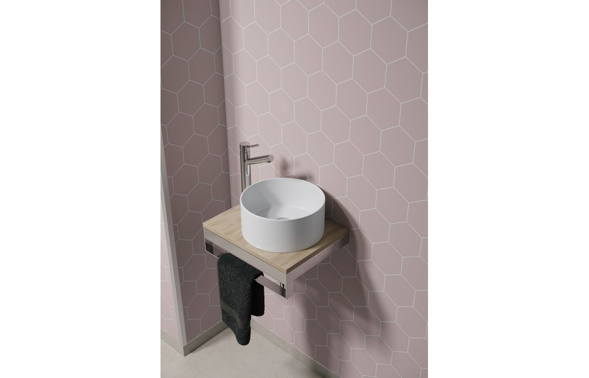 Hexagonal Tile Style Urban Wall Panel - 2400 x 600 mm - Multiple Colours