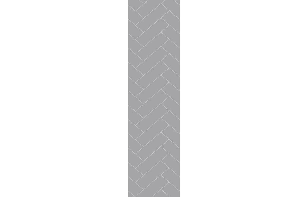 Herringbone Effect Urban Wall Panel - 2400 x 600 mm - Multiple Colours