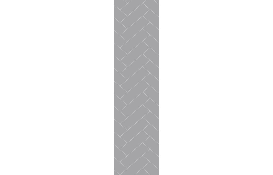 Herringbone Effect Urban Wall Panel - 2400 x 600 mm - Multiple Colours