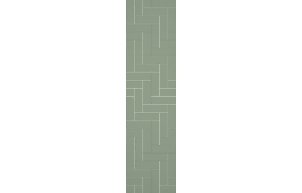 Herringbone Effect Urban Wall Panel - 2400 x 600 mm - Multiple Colours