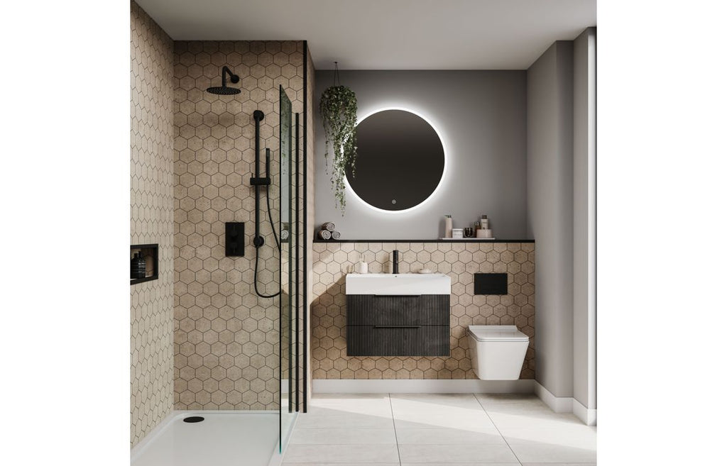 Hexagonal Tile Style Urban Wall Panel - 2400 x 600 mm - Multiple Colours