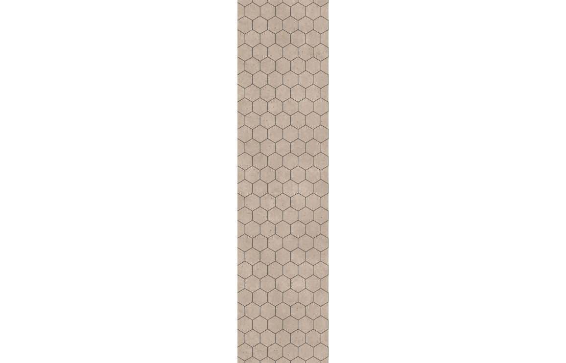 Hexagonal Tile Style Urban Wall Panel - 2400 x 600 mm - Multiple Colours