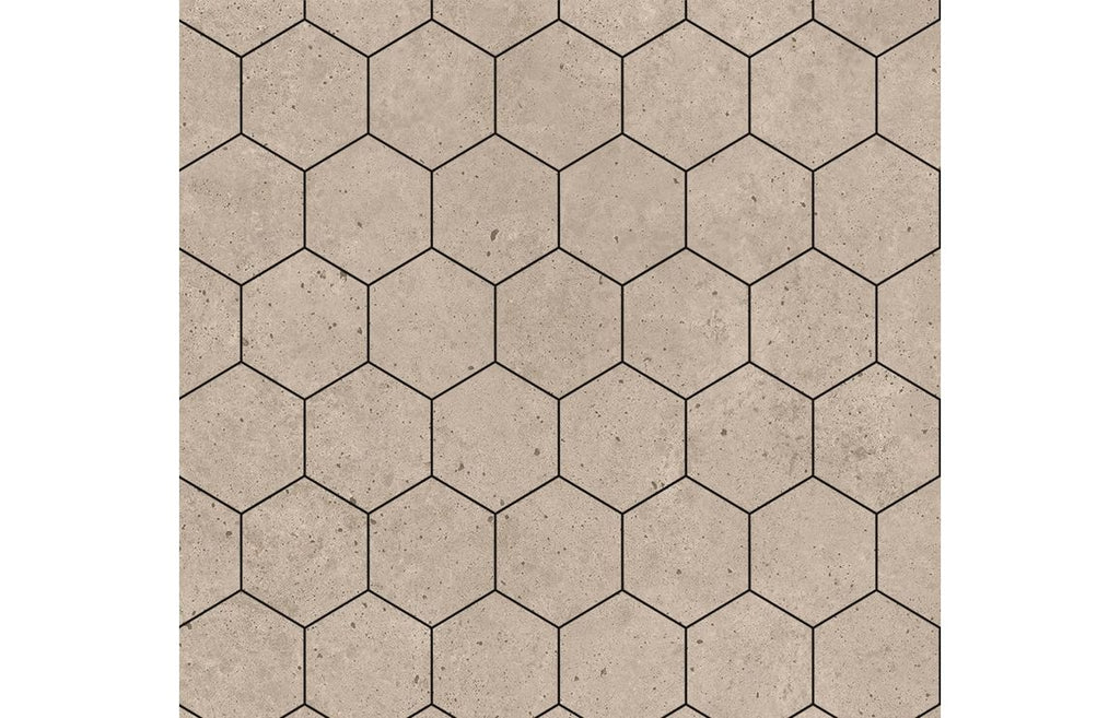 Hexagonal Tile Style Urban Wall Panel - 2400 x 600 mm - Multiple Colours