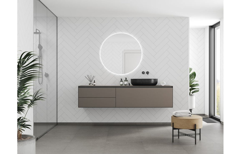 Herringbone Effect Urban Wall Panel - 2400 x 600 mm - Multiple Colours