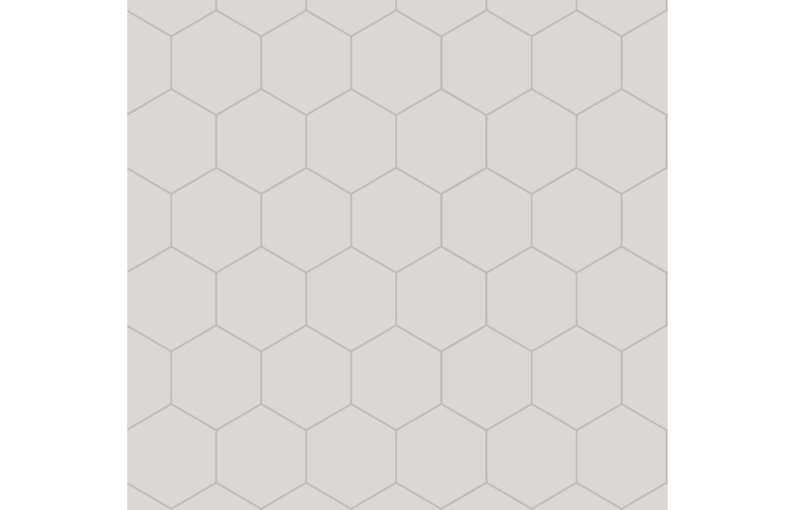 Hexagonal Tile Style Urban Wall Panel - 2400 x 600 mm - Multiple Colours