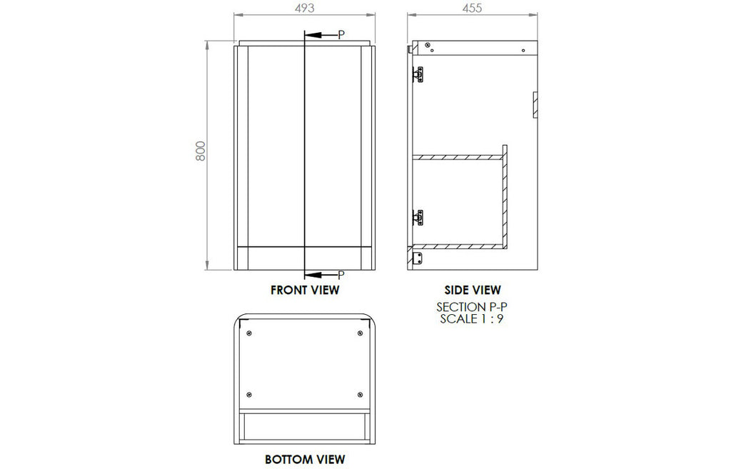 Gata 500/600/800mm Floorstanding/ Wall Hung Unit & Basin - Gloss White