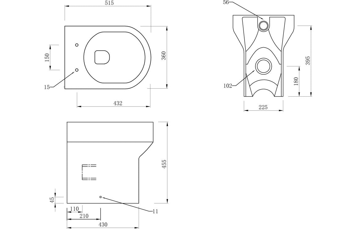 Rasna WC Toilet & Soft Close Seat