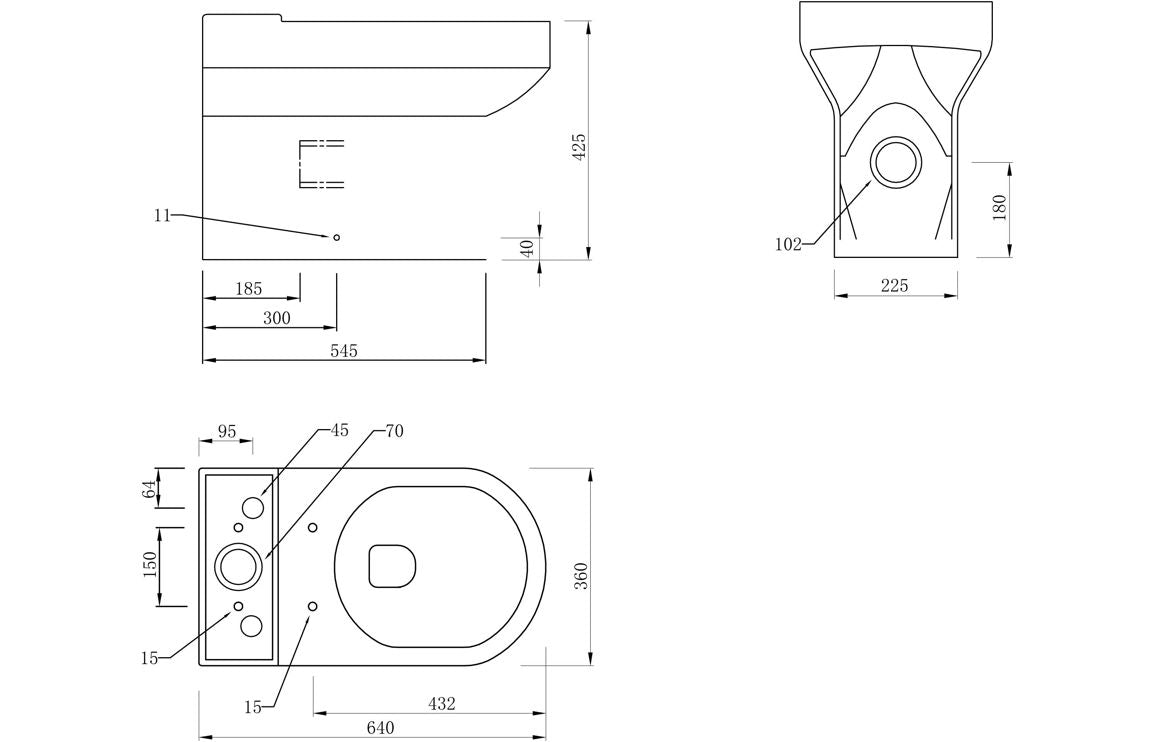 Rasna WC Toilet & Soft Close Seat