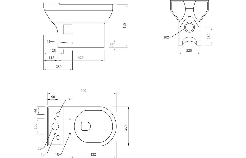 Rasna WC Toilet & Soft Close Seat
