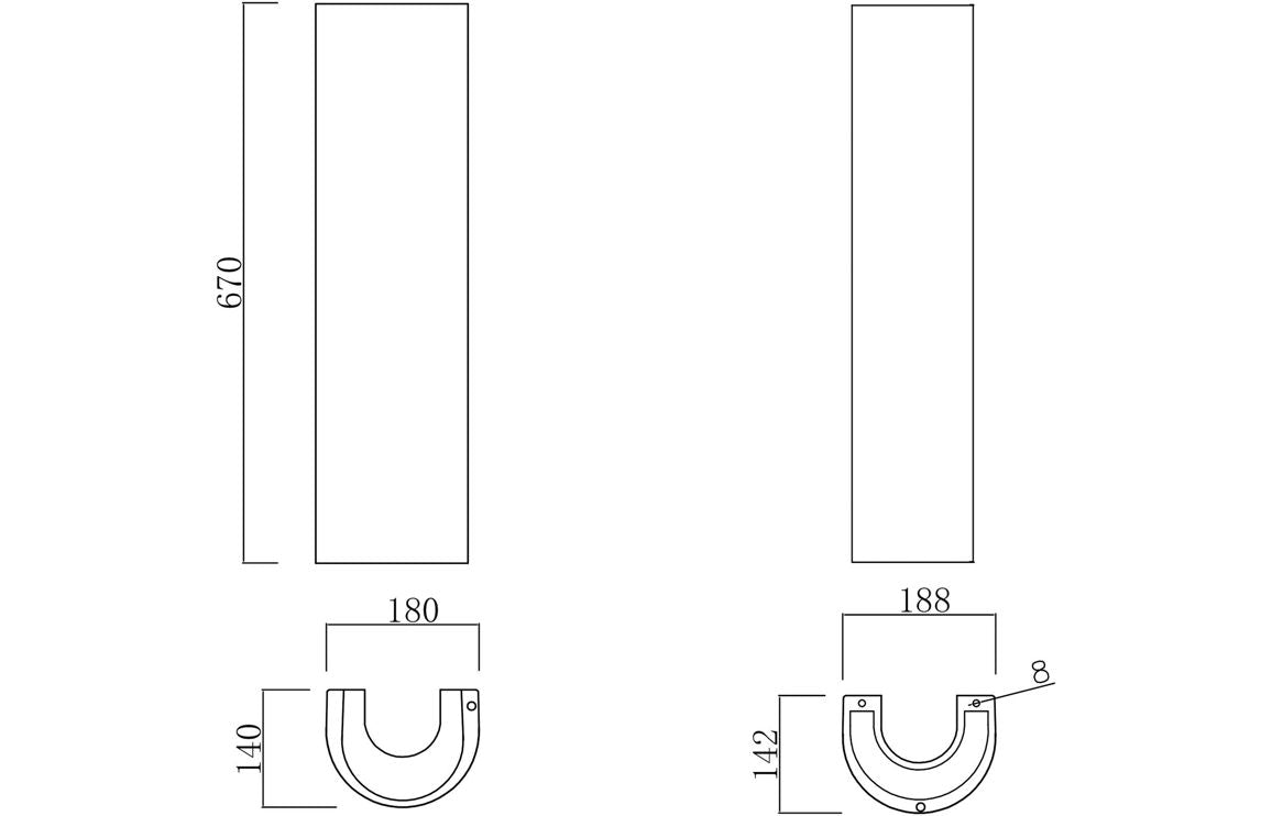 Rasna 500 X 390mm 1 Tap Hole Basin & Full Pedestal