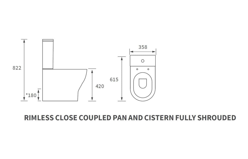 Dahlia WC Toilet & Soft Close Seat