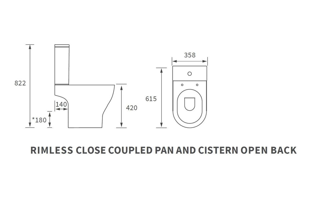 Dahlia WC Toilet & Soft Close Seat