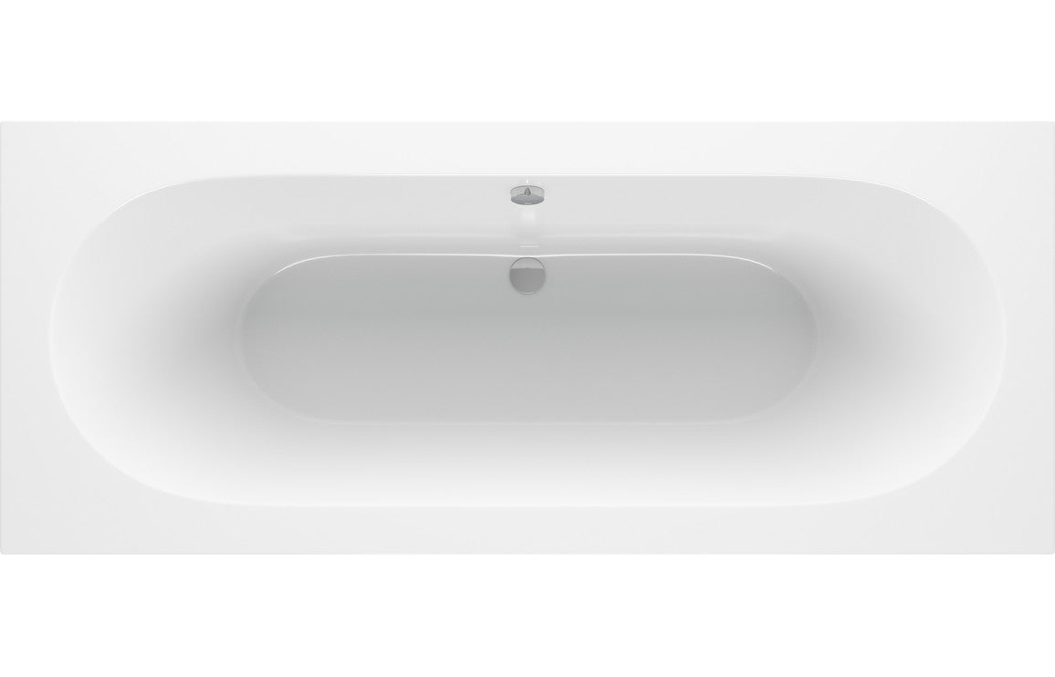 Hawai Round SUPERCAST Double Ended 1700/1800 X 700/ 750/ 800 mm 0TH Bath & Legs