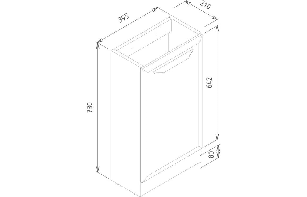 Mendi 400/600/800/1200mm Floorstanding/ Wall Hung Unit & Basin - Matt Apricot