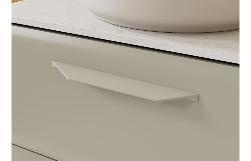Mendi 400/600/800/1200mm Floorstanding/ Wall Hung Unit & Basin - Matt Latte