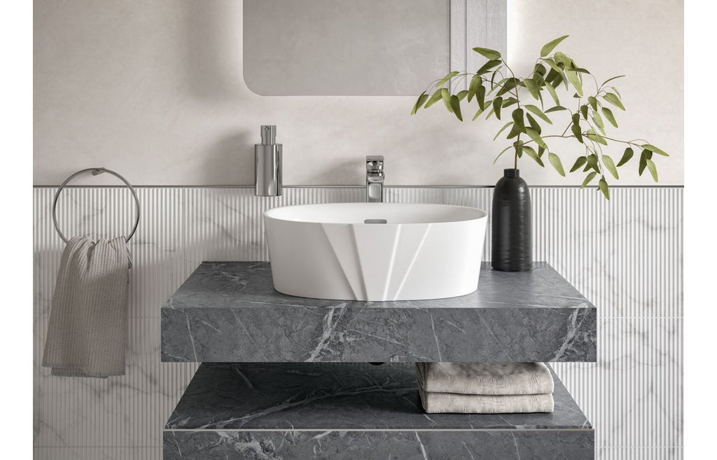 Dash 460x320mm Resin Washbowl - White