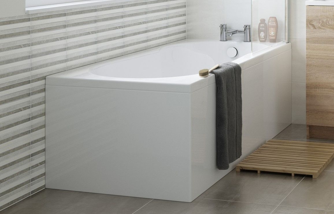 Bath Panel 1810x810mm One-Piece - White