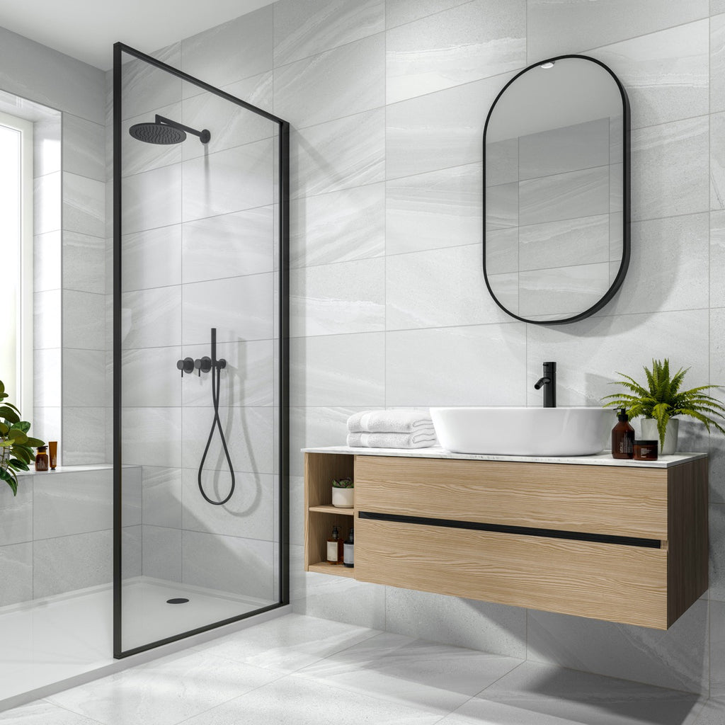 Matilda Gloss / Matt 600x600 - Light Grey, Dark Grey