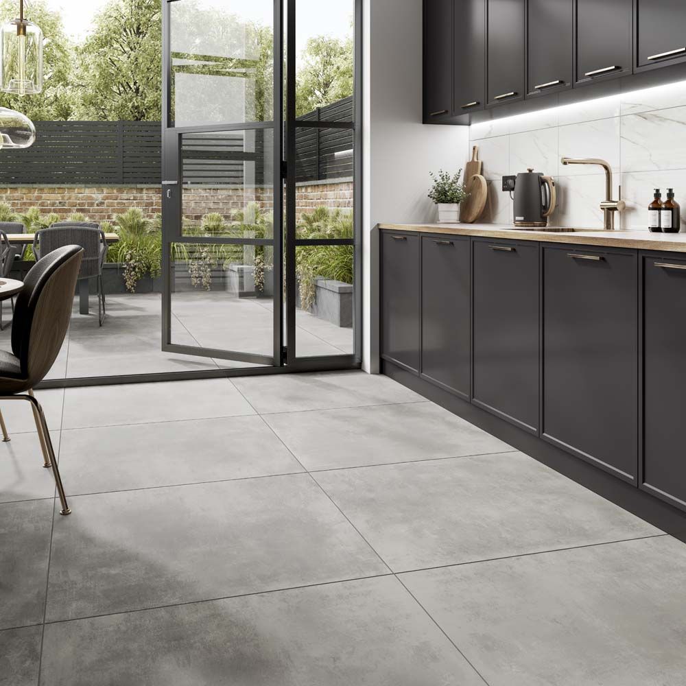 Attic Matt 800x800 - Grey, White, Ash, Taupe - Plain