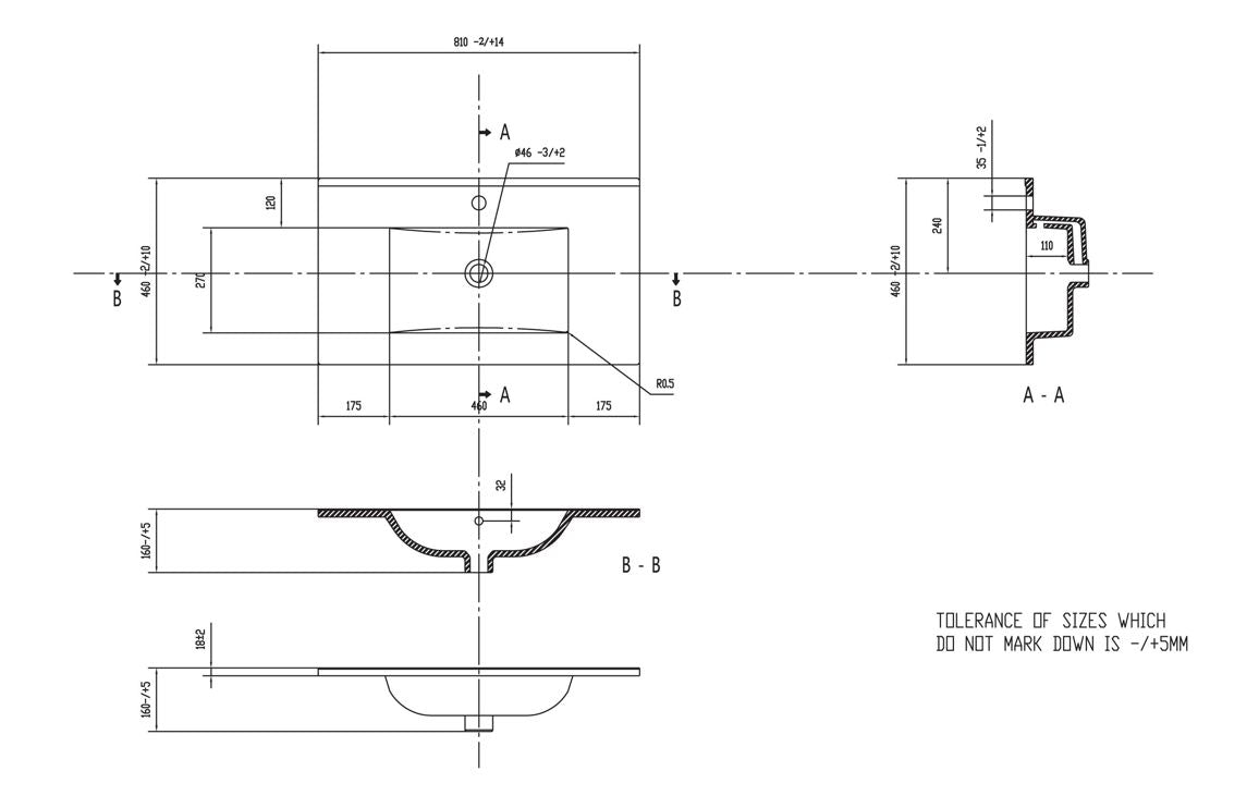 Deba 600/800/1200mm Wall Hung Unit & Basin - Matt Clay