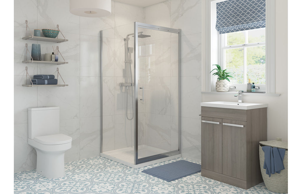 Lux Infold Shower Door - Chrome