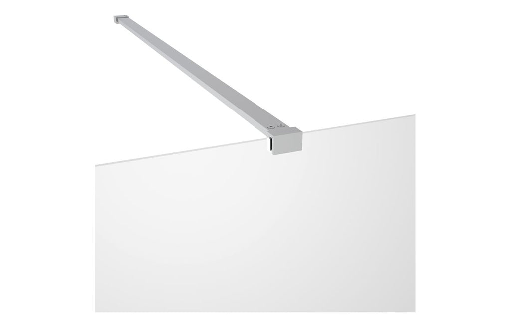 Diwa Plain Wetroom Panel with Arm Set - Black, Brass, Chrome, Bronze