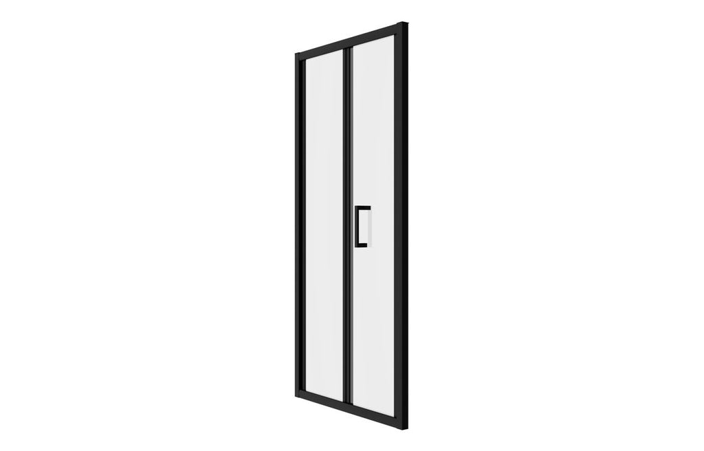 Lux Bifold Shower Door - Brushed Brass, Black, Chrome