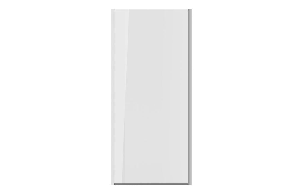 Lux Shower Side Panel - Brushed Brass, Black, Chrome
