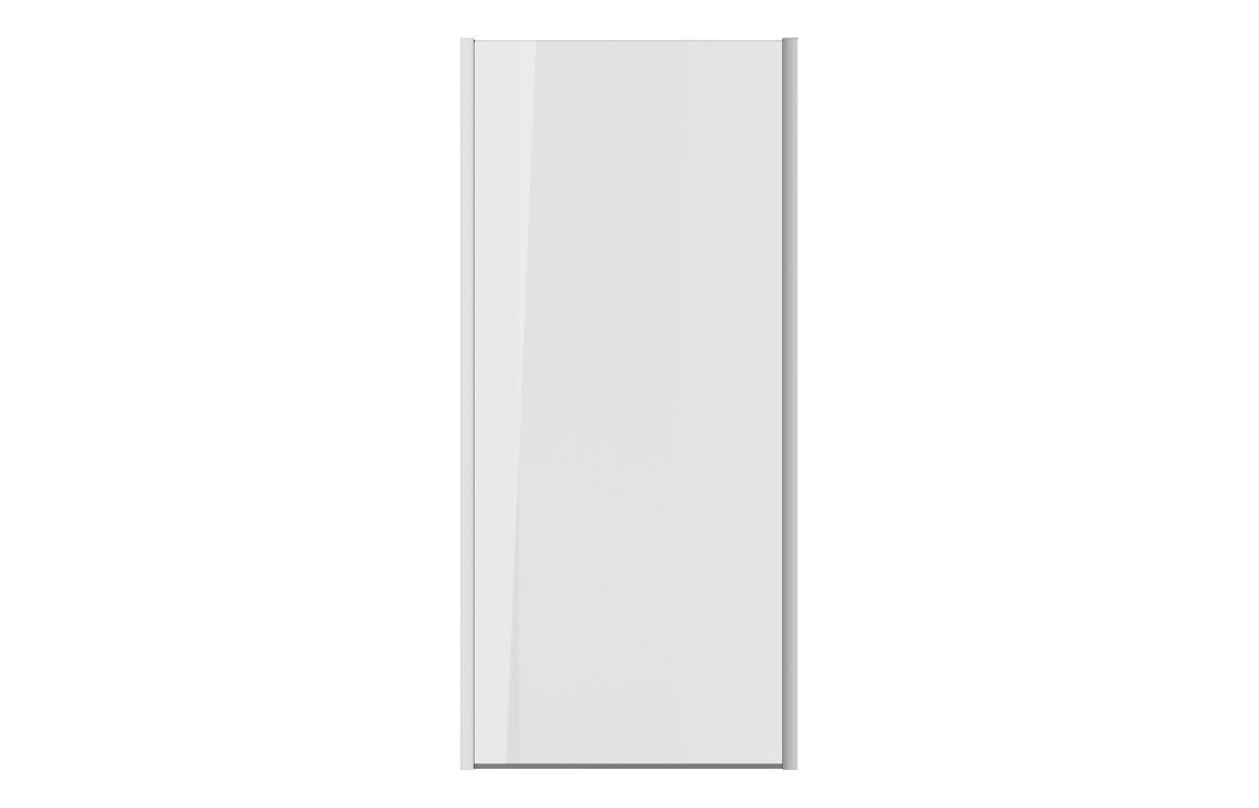 Lux Shower Side Panel - Brushed Brass, Black, Chrome