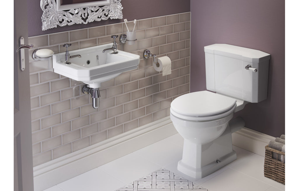Royal Close Coupled or Back to wall WC & Soft Close Seat