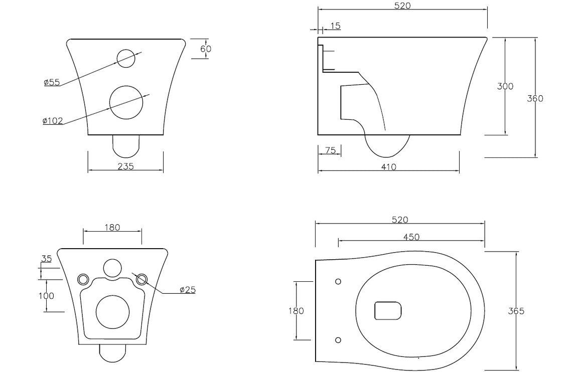 Madiz WC Toilet & Soft Close Seat