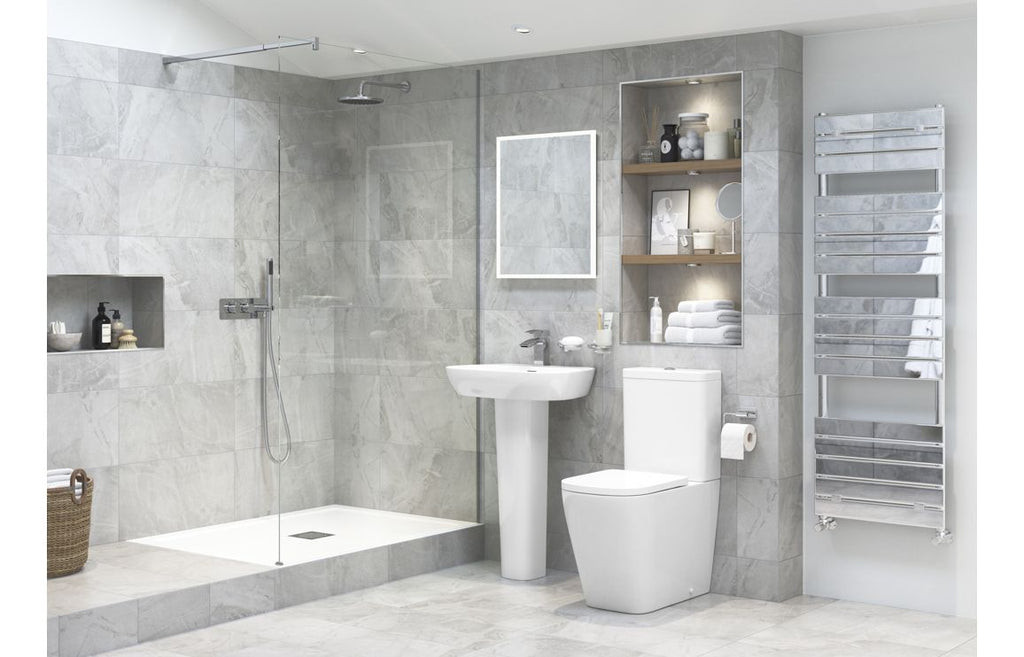 Dabi 600X400mm Basin & Full /  Semi Pedestal