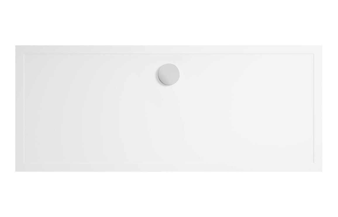 Anti-Slip Slim 28mm Tray & Waste - White