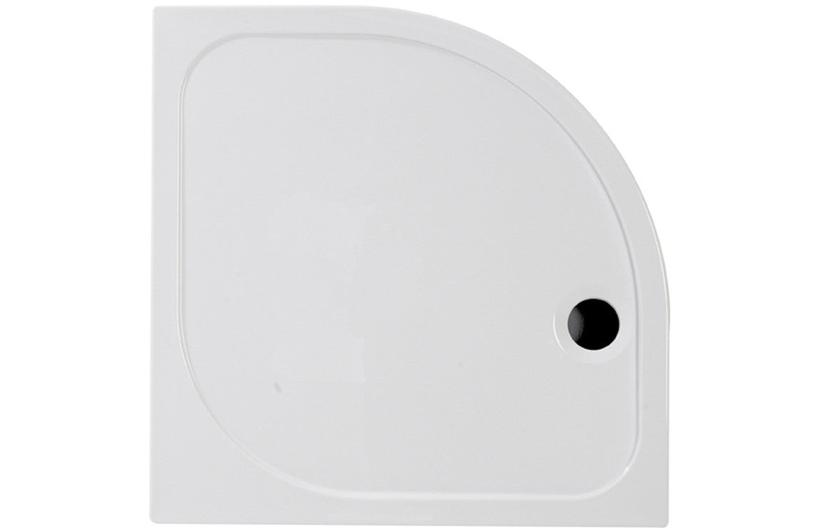 Offset Quadrant 45mm Tray & Waste - White