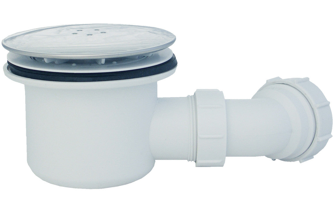 Rectangular 45mm Tray & Waste - White
