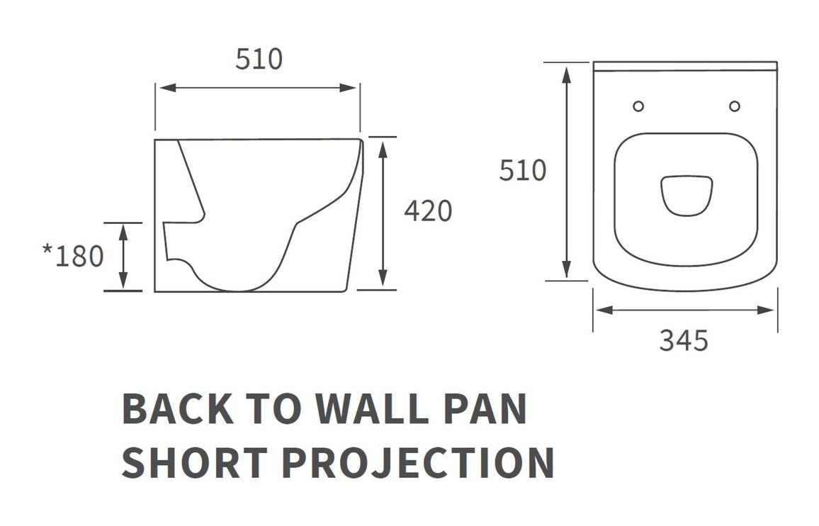 Dabi WC Toilet & Soft Close Seat