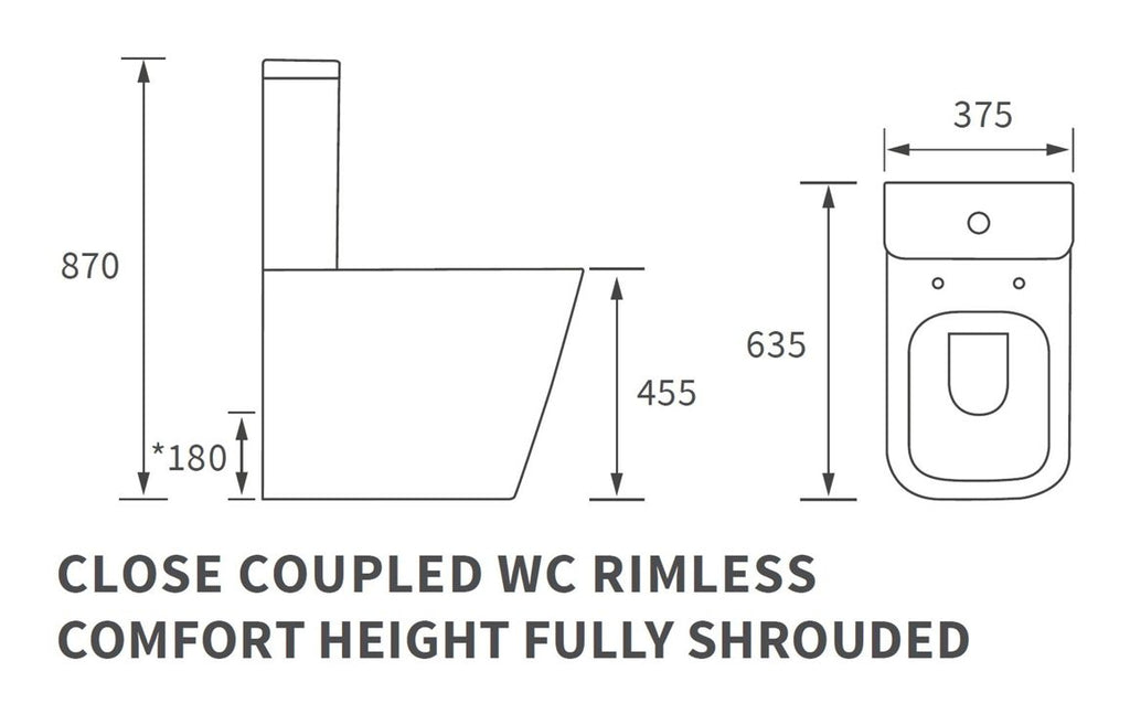 Dabi WC Toilet & Soft Close Seat