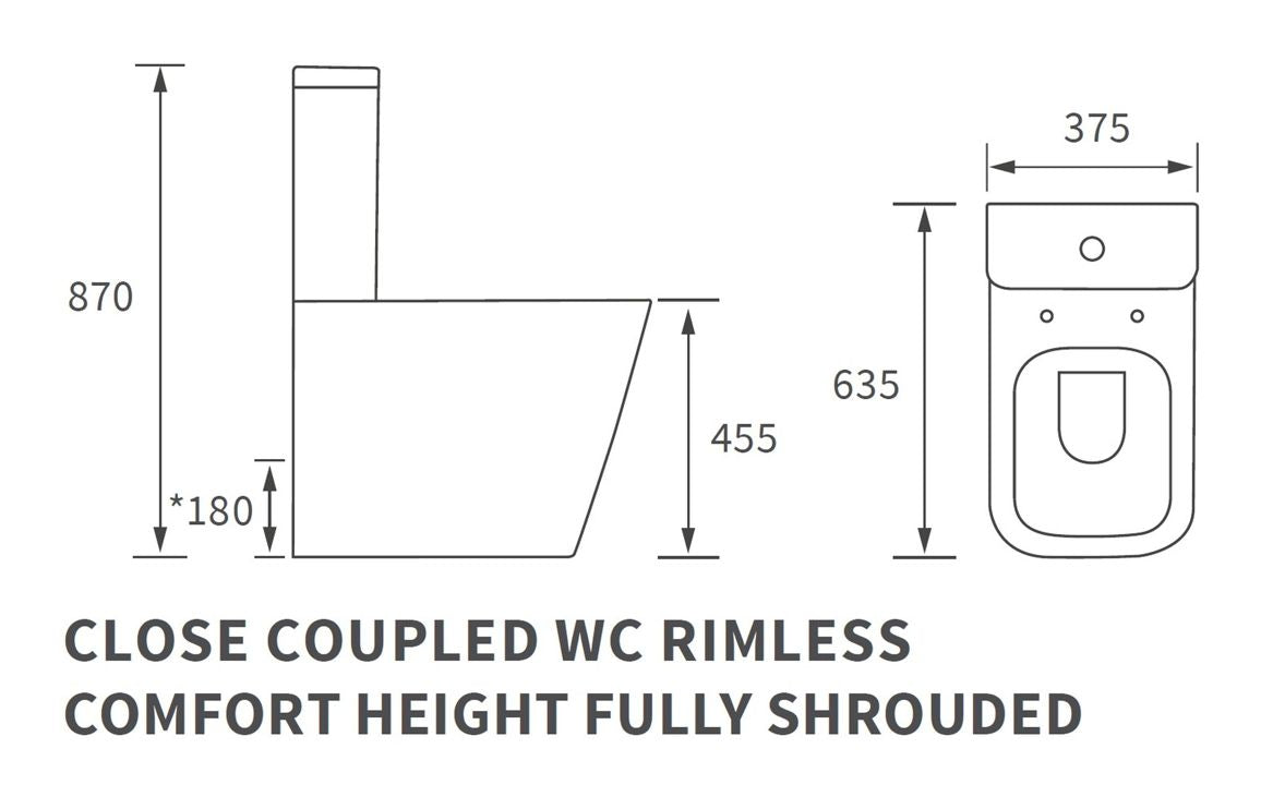 Dabi WC Toilet & Soft Close Seat