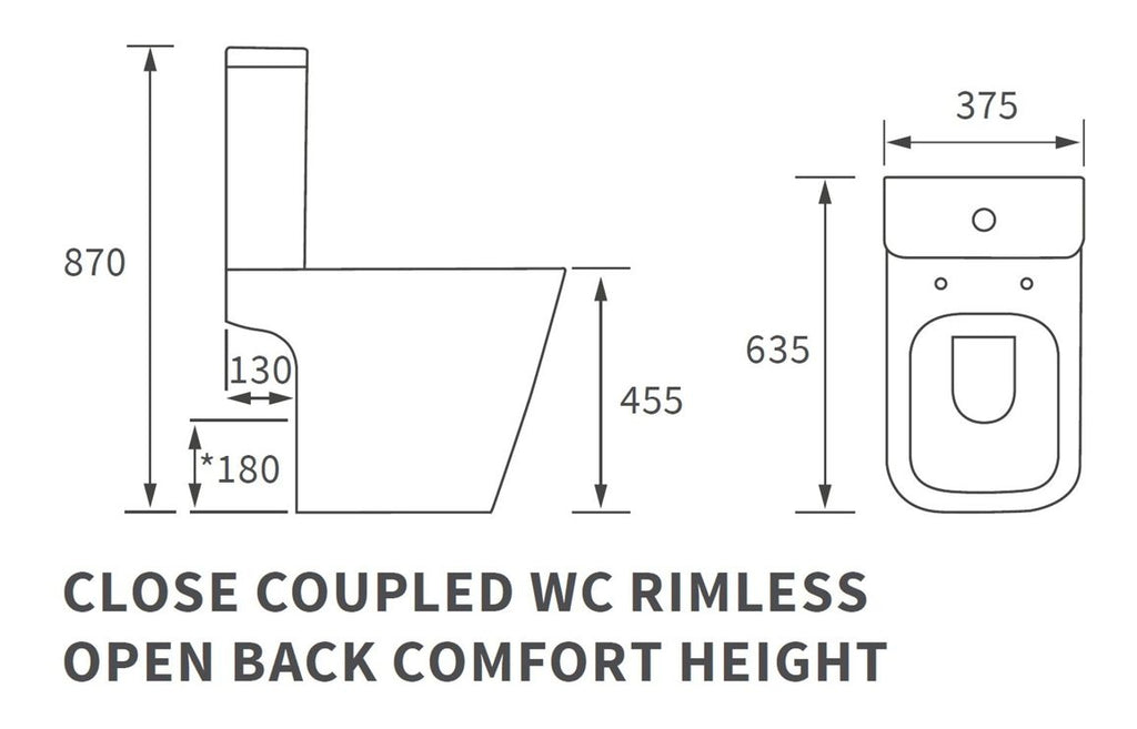 Dabi WC Toilet & Soft Close Seat