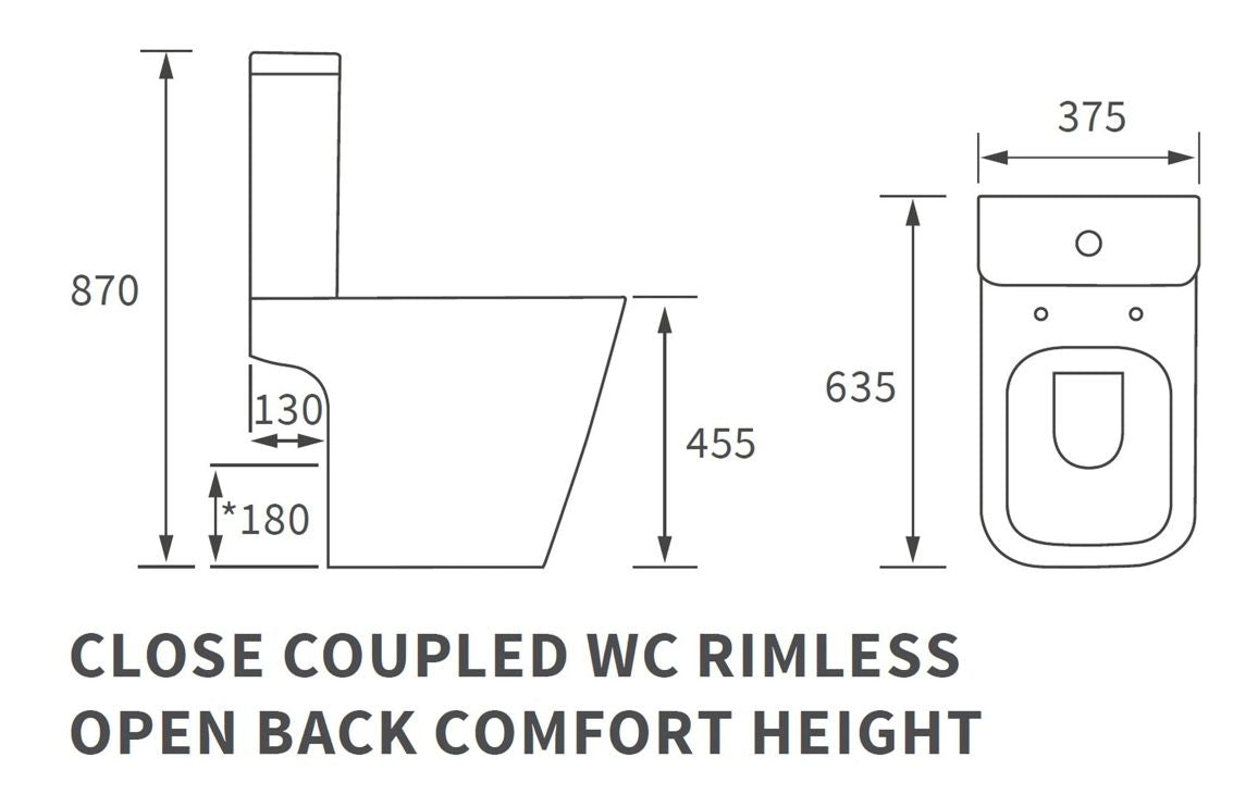 Dabi WC Toilet & Soft Close Seat