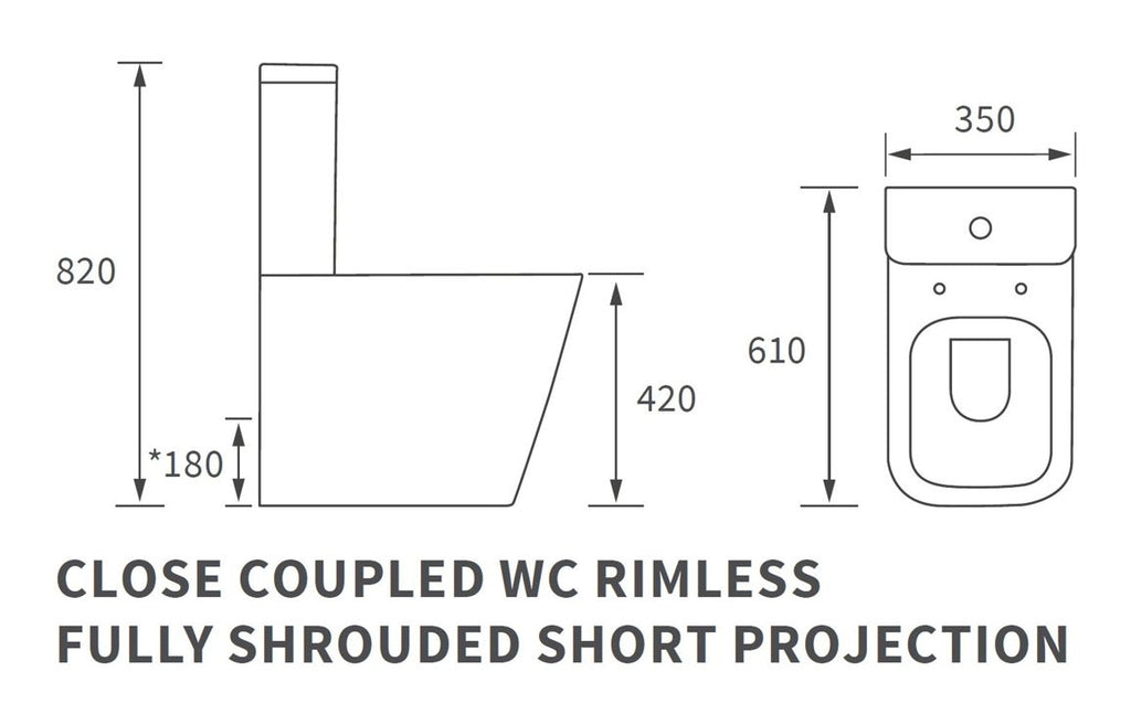 Dabi WC Toilet & Soft Close Seat