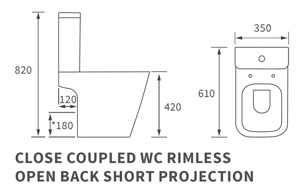Dabi WC Toilet & Soft Close Seat