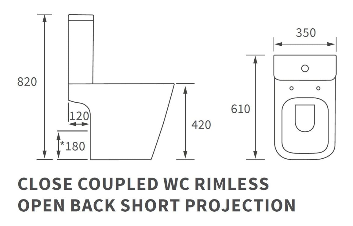 Dabi WC Toilet & Soft Close Seat
