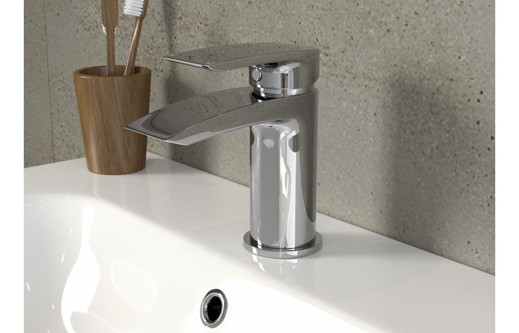 Kive Basin Mixer Tap & Waste - Chrome