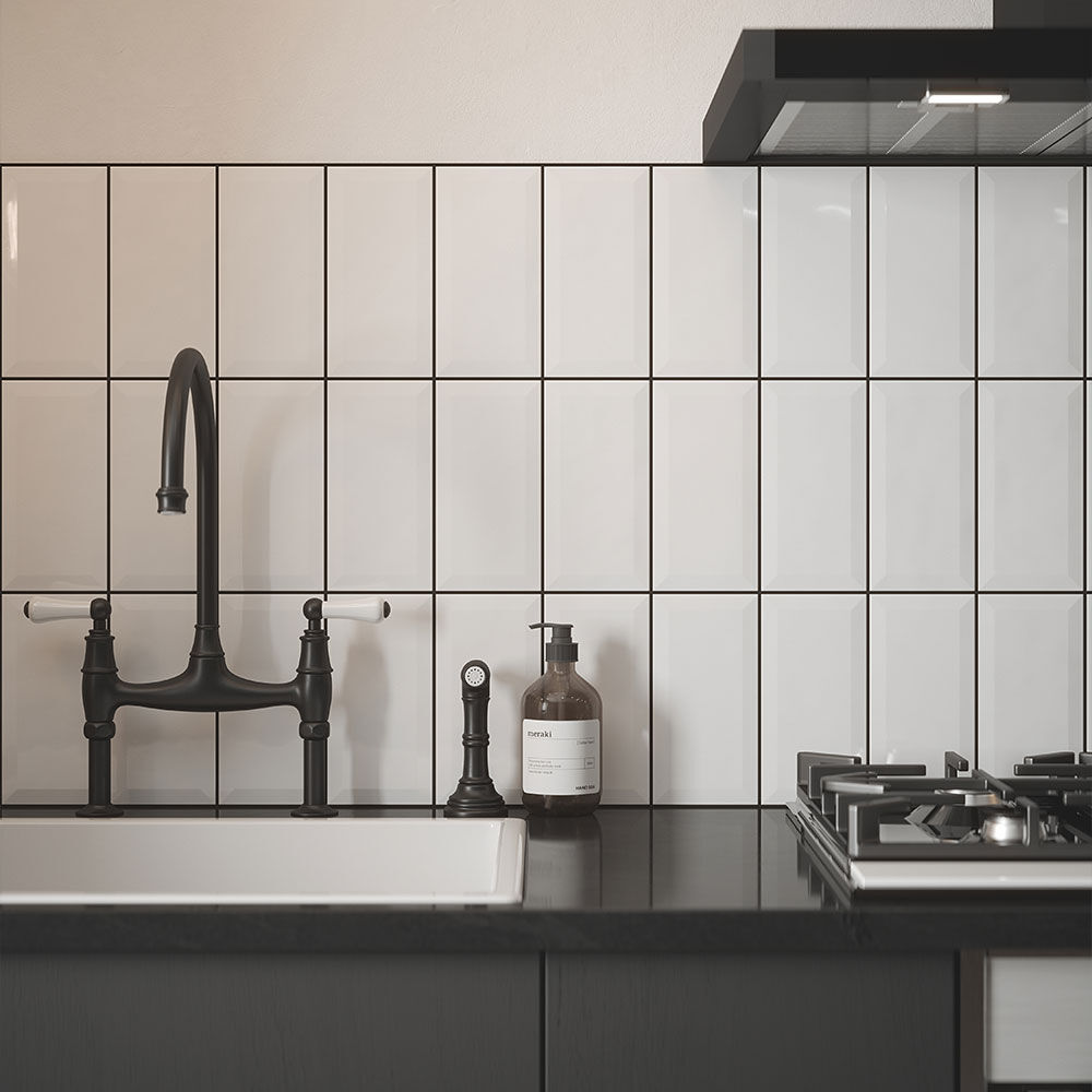 Metro Gloss 300x100 - White, Grey, Bone