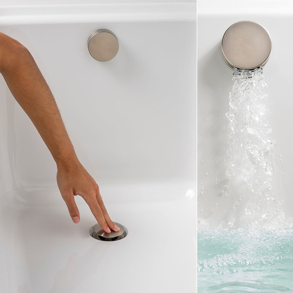 Mira Evoco Triple Outlet Shower  with Hydroglo - Brushed Nickel